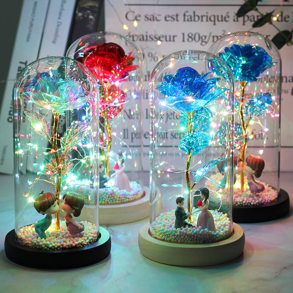 Eternal Rose Dome Lamp