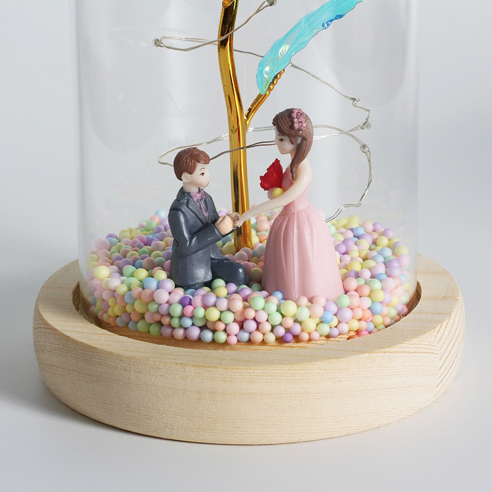 Eternal Rose Dome Lamp
