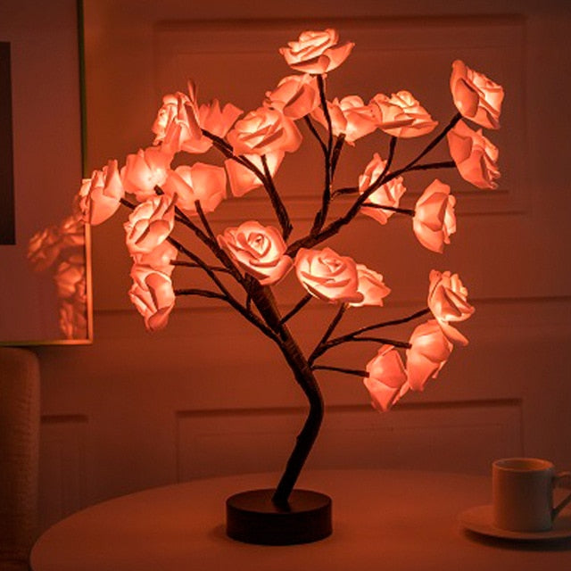 Rose Tree Flower Lamp