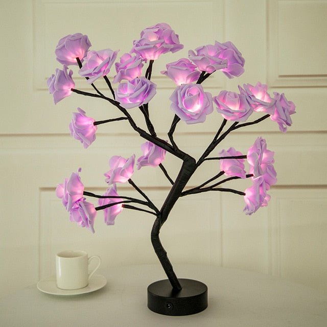 Rose Tree Flower Lamp