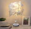 Crystal Feather Lamp