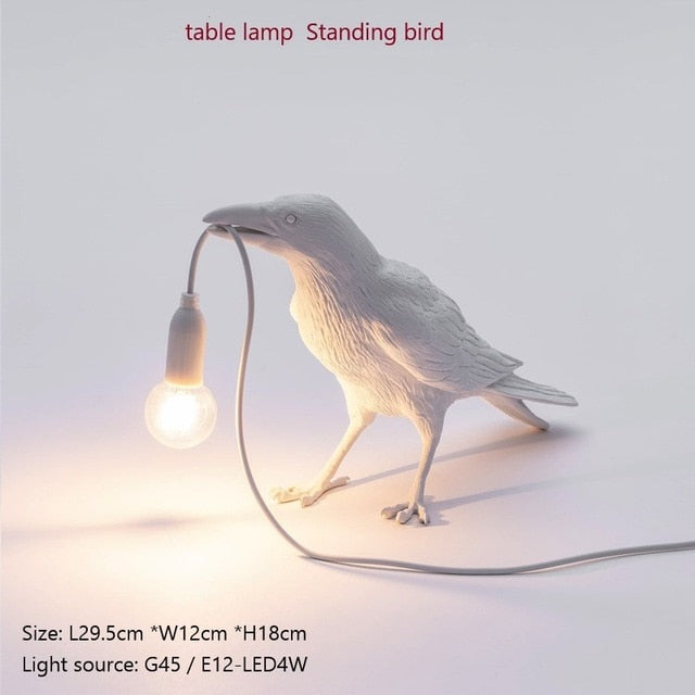 Seletti Waiting Bird Table Lamp