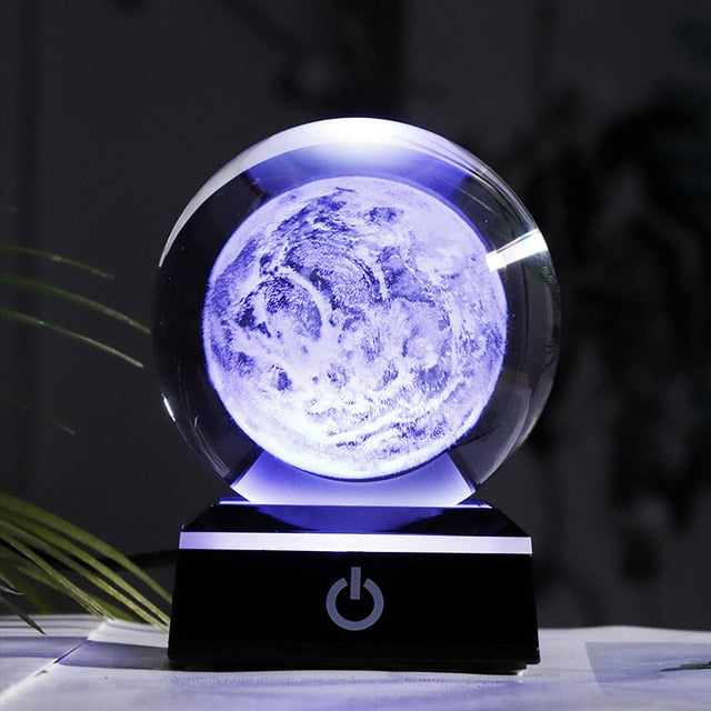 Crystal Galaxy Ball Lamp