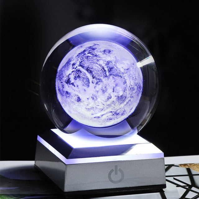 Crystal Galaxy Ball Lamp