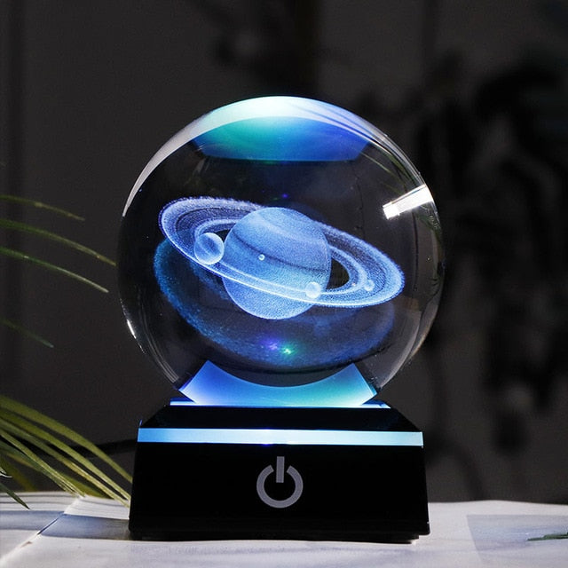 Crystal Galaxy Ball Lamp