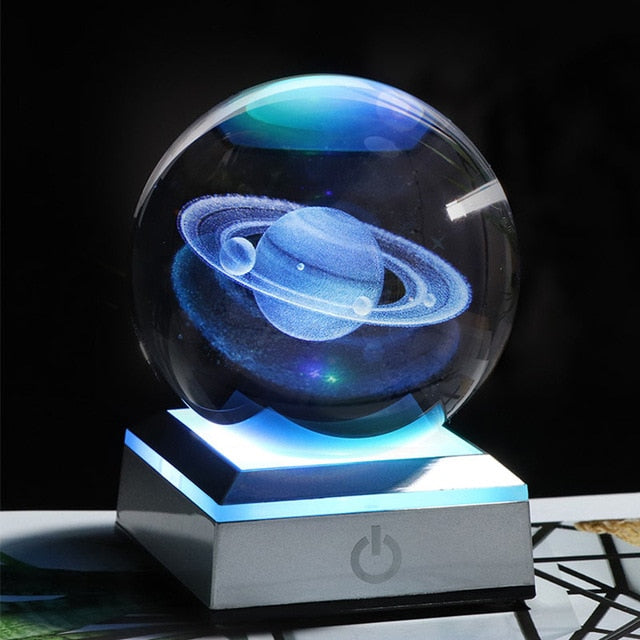 Crystal Galaxy Ball Lamp