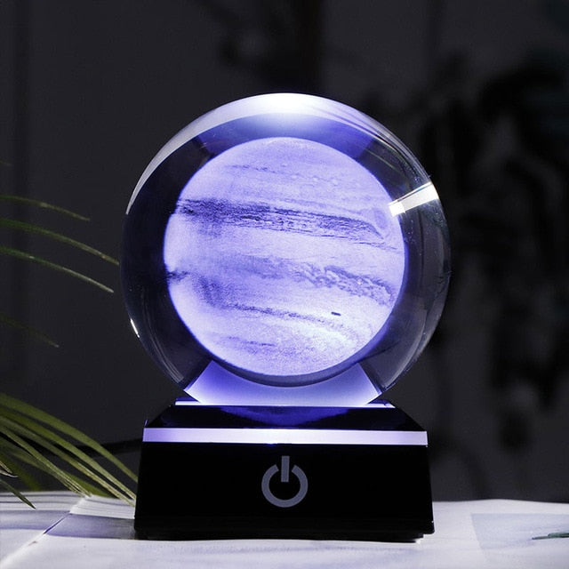 Crystal Galaxy Ball Lamp